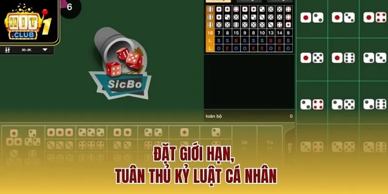 Đặt giới hạn, tuân thủ kỷ luật cá nhân